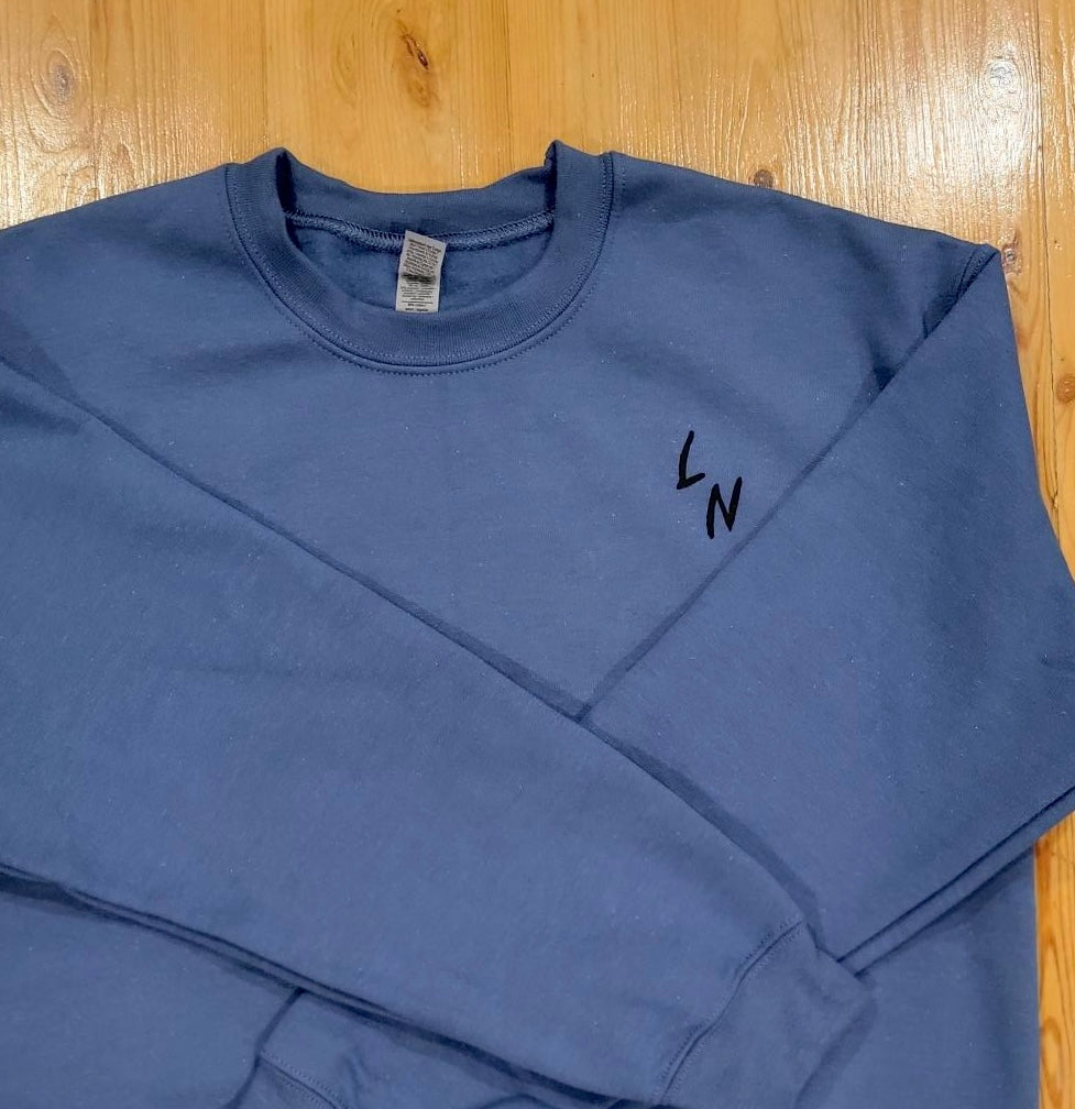 Musky blue crewneck