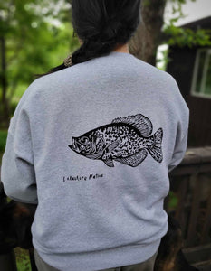 Crappie Grey Crewneck