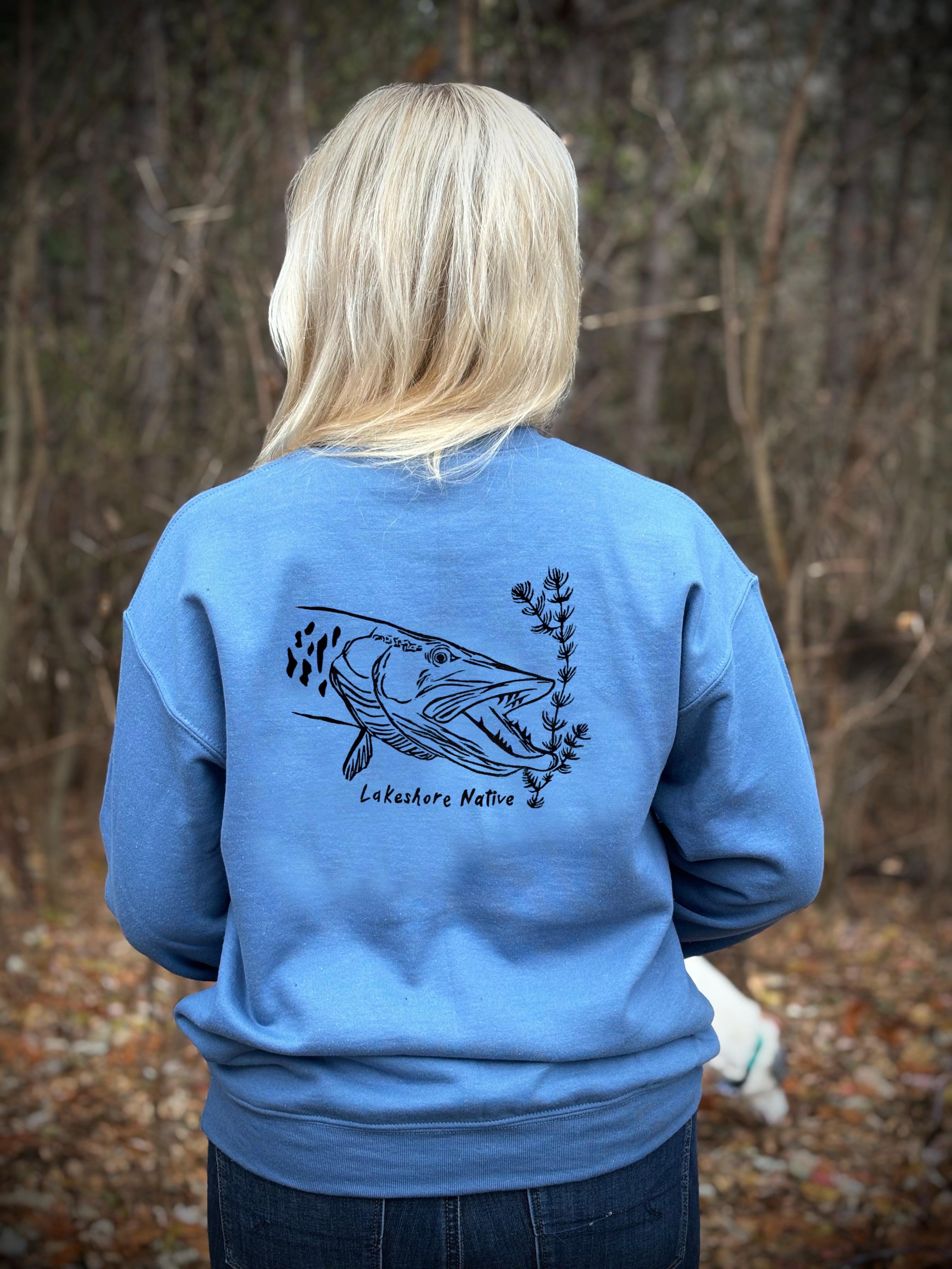 Musky blue crewneck