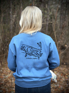 Musky blue crewneck