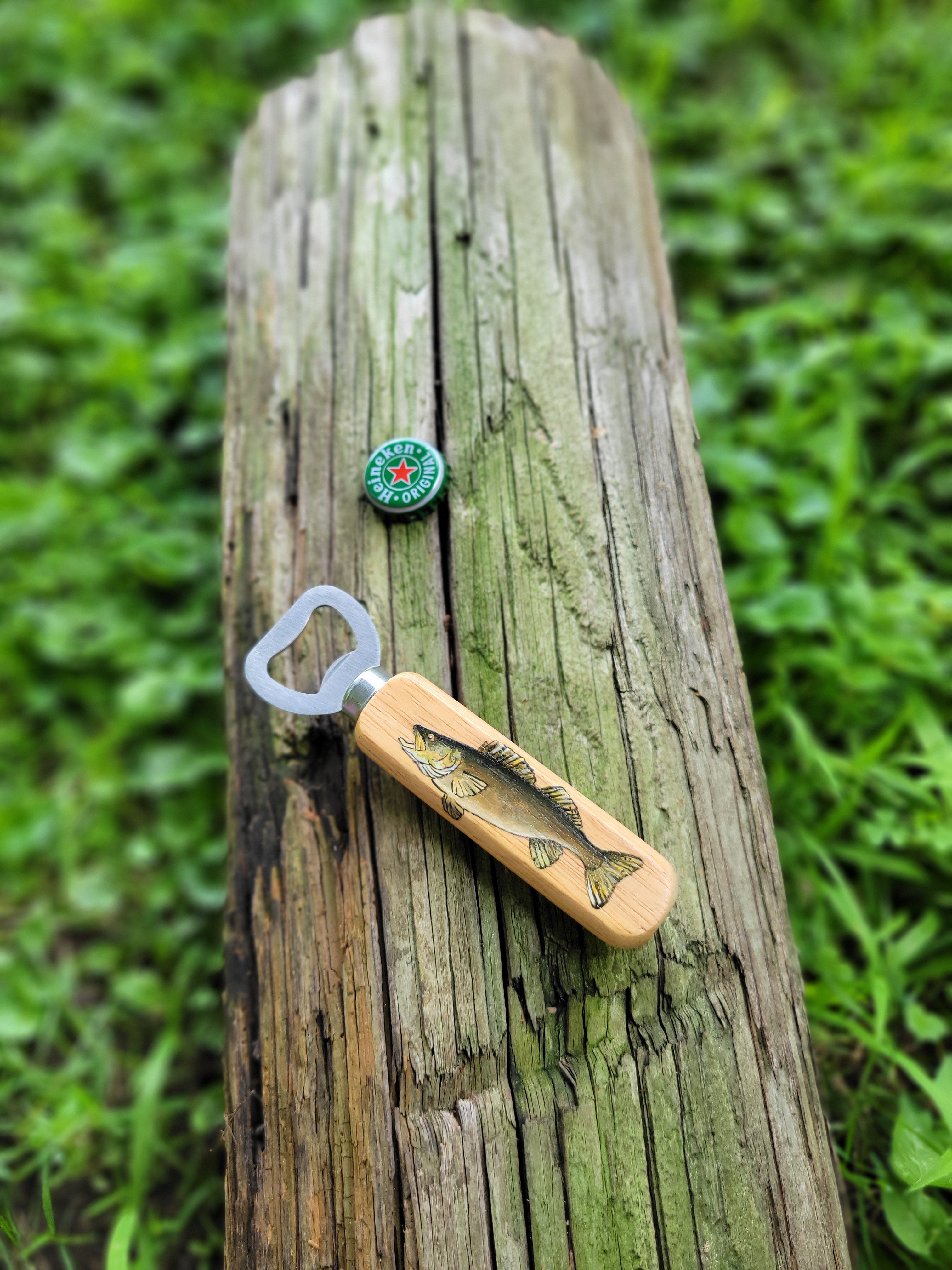 Walleye bottle opener